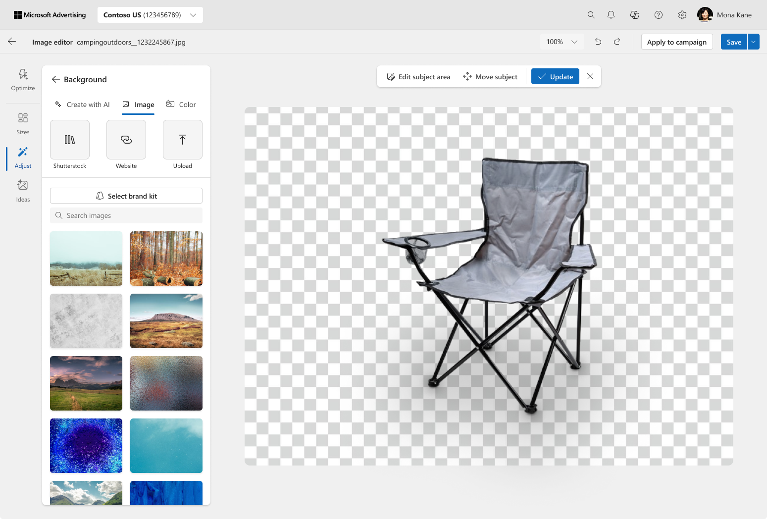 editing placement ux