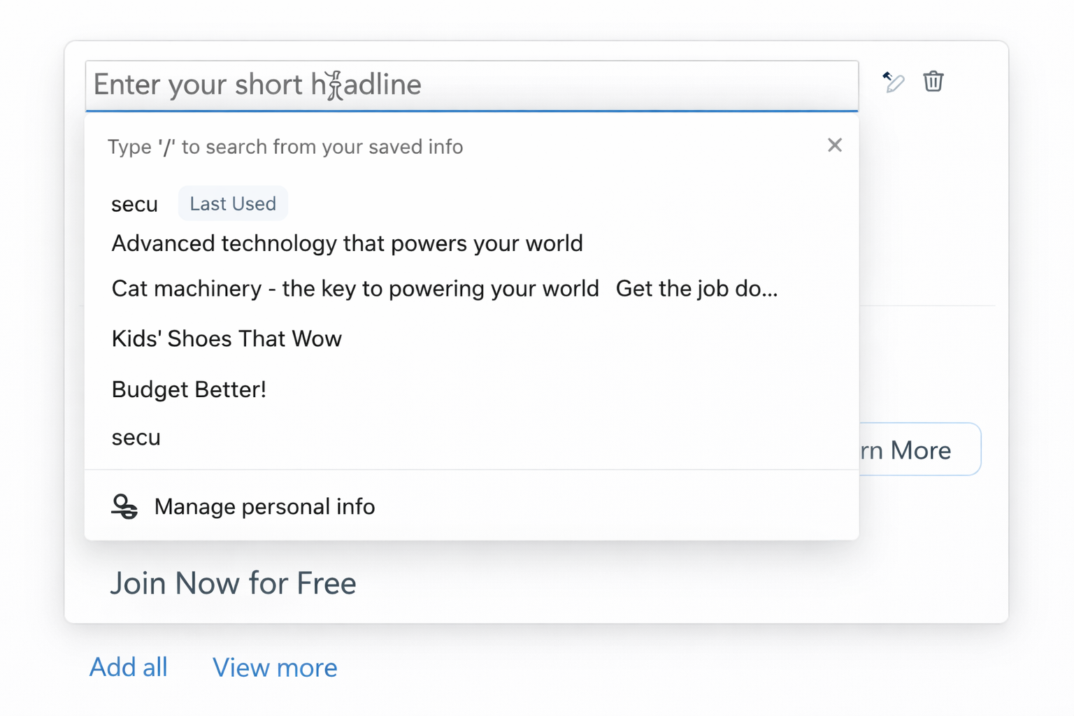 screenshot of browser issue